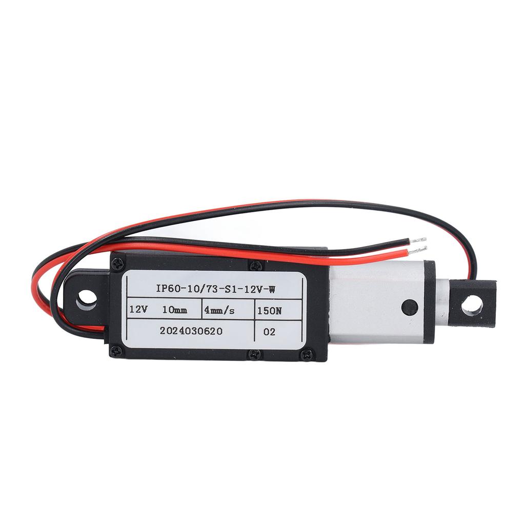Micro actuator liniar electric 150N cursă de tracțiune 10 mm blocare automată a limbii 4 mm mini liniar