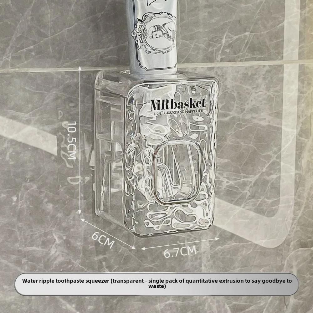 

Настенный держатель зубных щеток и зубной пасты с присоской и стаканчиком для ополаскивателя, установка без перфорации.