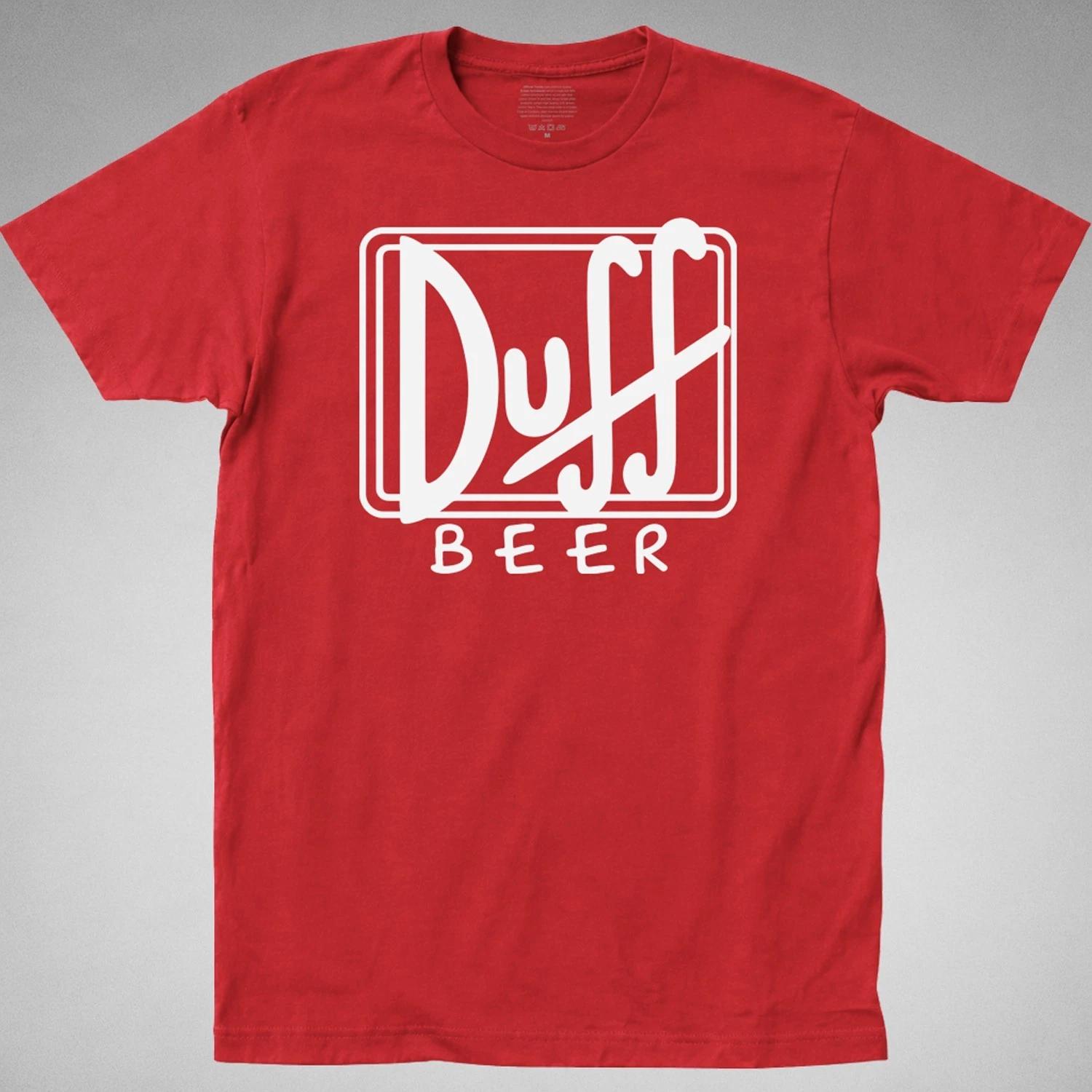 Duff Beer T-SHIRT tee retro simpson can costume 90s bart homer barney moe bar XXXL