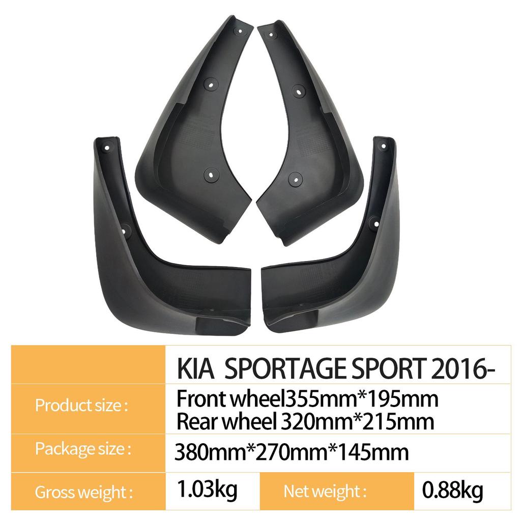 Kia Sportage 2016 Fender Mudguard