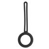 Silicone Loop Protective Case Cover Portable AntiScratch Protector Shell for IOS Locator(Black )
