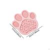 Dog Licking Pad Cat Lick Mat Easy to Clean with Suction Cup Practical Training Slow Feeder Paw Shape