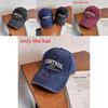 Street Style Retro Letter Embroidery Neutral Baseball Cap For Sun Protection And Casual Style