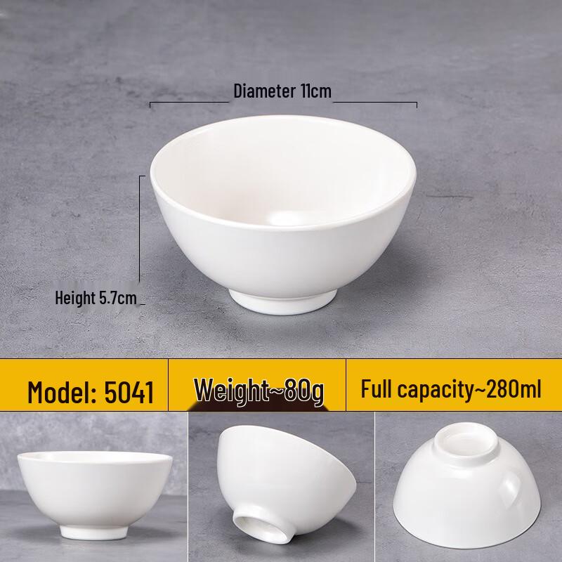 JINMEILI Melamine Conical Rice Bowls