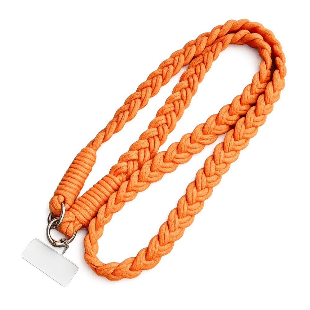 Clear TPU Connector Braided Phone Strap Macrame Woven Crossbody Phone Strap  for Phones