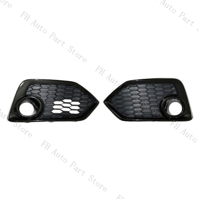 2PCS For Honda Civic Hatchback 2017 2018 2019 Front Bumper Fog Lamp Light Trim Frame Shell Cover Lid Bezel 71108-TGG-A20