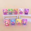 9pcs/Set Flower Cat Doubao Figure Toy Mini Cat Figurine Desktop Decoration Model Ornaments Toys Boys Girls Christmas Gifts