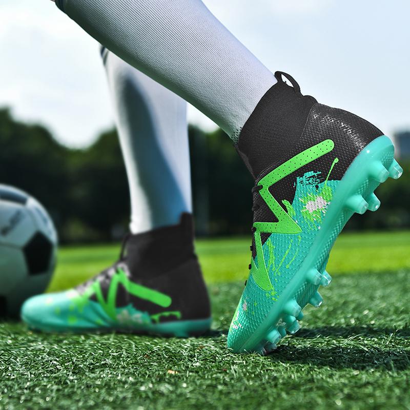 Мужские футбольные бутсы с высоким берцем — фото 9