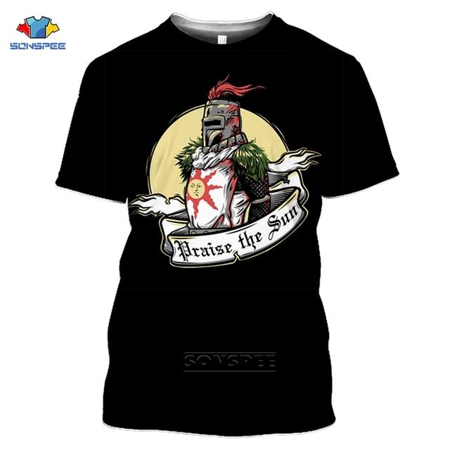 Yaz Erkek T-Shirt Moda 3D Baskı T Shirt Oyun Kadın Rahat Sokak Şıklığı Serin Spor Üst