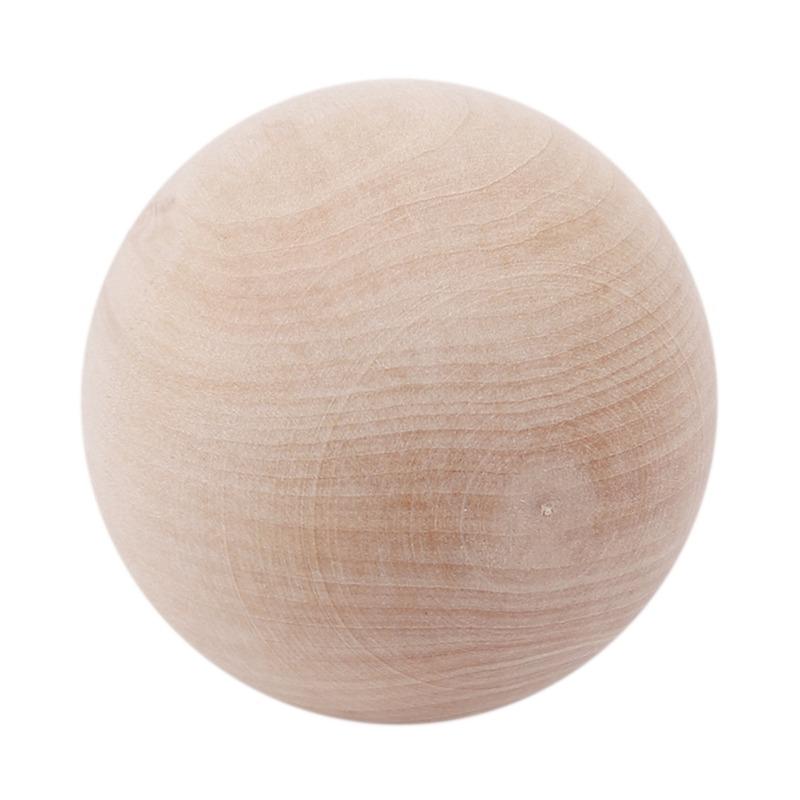 

High Quality Durable Fashion Wooden Beads Natural Color Eco Friendly Round Spacer Ball For DIY