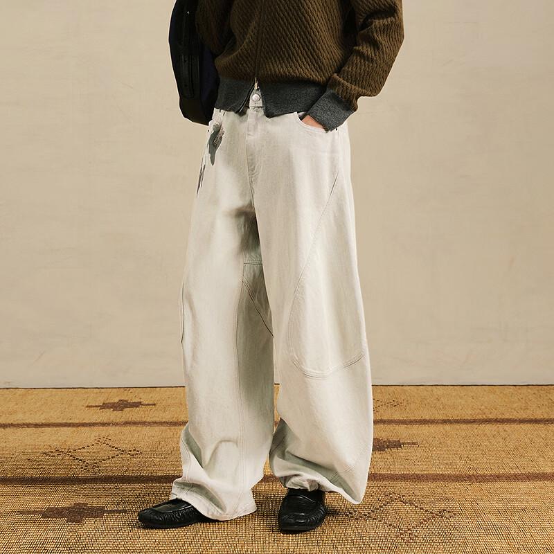 CALLIGRAPHY Men's Loose Fit Spiral Jeans