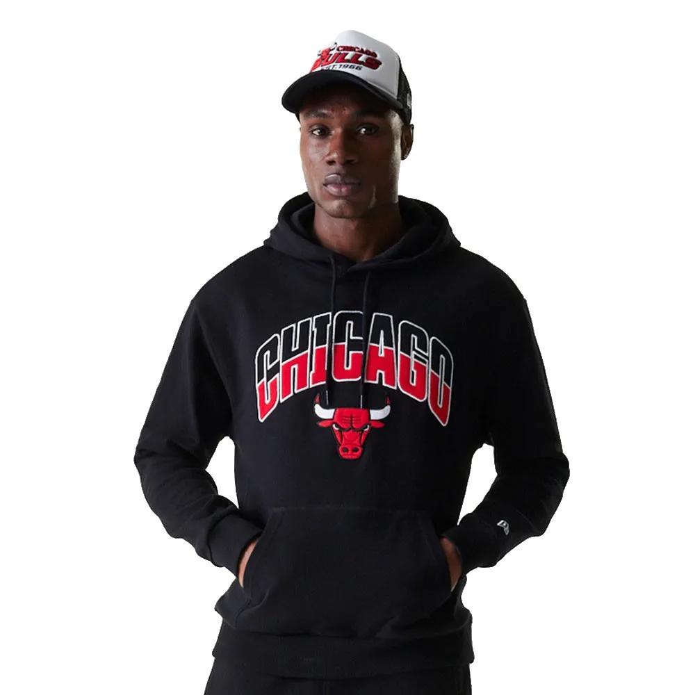 New Era Hoodie NBA Arch Graphic Oversized Chicago Bulls