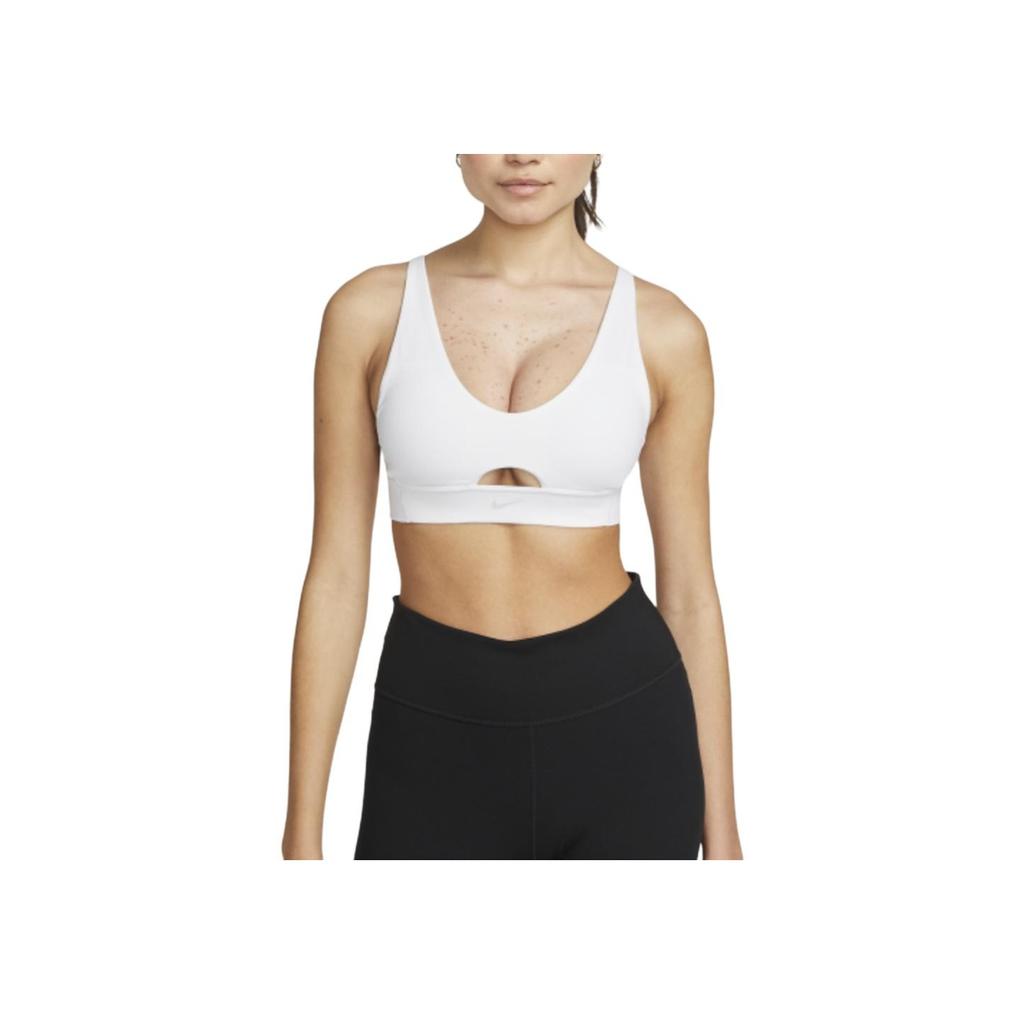 Nike Solid Medium Support Padded Sports Bra Women Underwear Dust-Photon FD7287-100