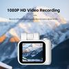 Mini Digital Camera Keychina Camera 1080P HD Video Recorder 1.44" Display Screen Micro Camera Flippable Flash Muliple Filers