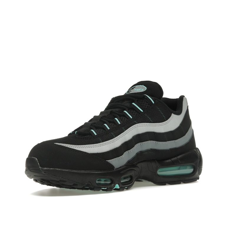 Nike Air Max 95 Black Aurora Green Unisex Sneakers Cool-Grey HV6062-001
