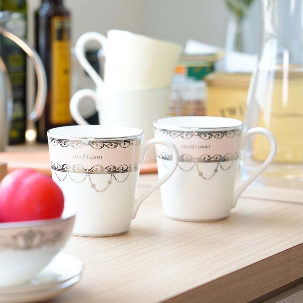JILL STUART Jewelry Stylish and Wedding Gift Made In Mug, 290cc, Pink, Cute, Gift, Boxed, Japan, 51852-2773