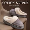 Simple cotton slippers Autumn dormitory thick bottom velvet warm outer wear plush confinement slippers