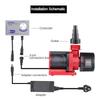 Pompe Submersible Silencieuse à Fréquence Variable pour Aquarium 24V Pompe de Circulation Réglable Pompe de Filtration Spécifique pour Aquarium