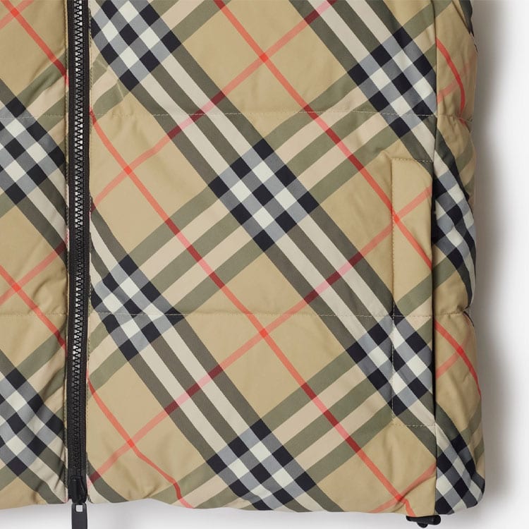 Burberry Check-print Reversible Puffer Gilet 80946191
