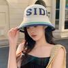 New Summer Hat for Women Knitted Fisherman Hat Sun Protection Sun Hat Summer Breathable Face Showing Hat
