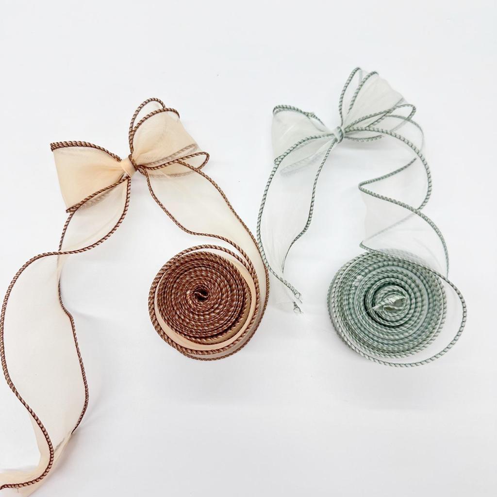 Silk Fishtail Gauze Handmade Hair Accessories Bow Ribbon for DIY & Gift Packaging