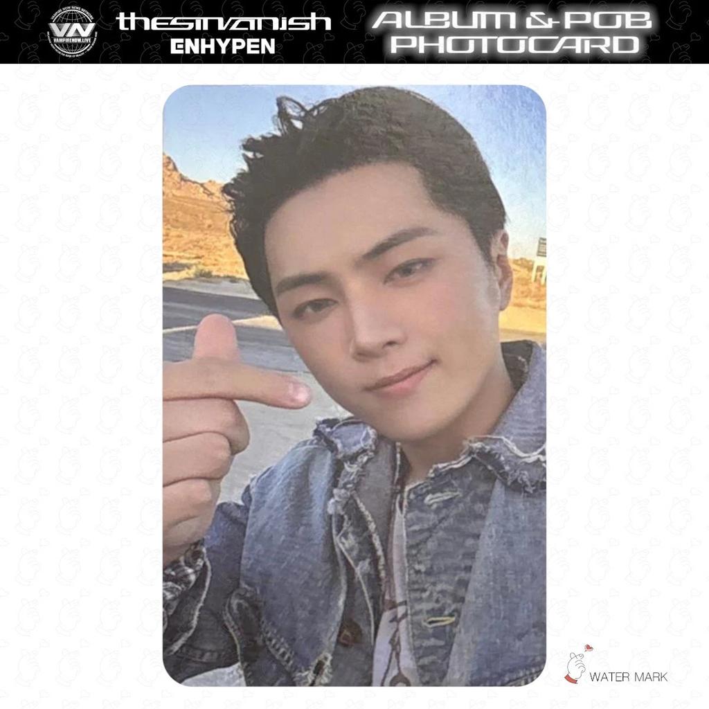 VORBESTELLUNG ENHYPEN THE SIN VANISH ALBUM Fotokarte Japan POB Glücksziehung OFFIZIELL FORBIDDEN AFTERLIGHT STORM FUGITIVES