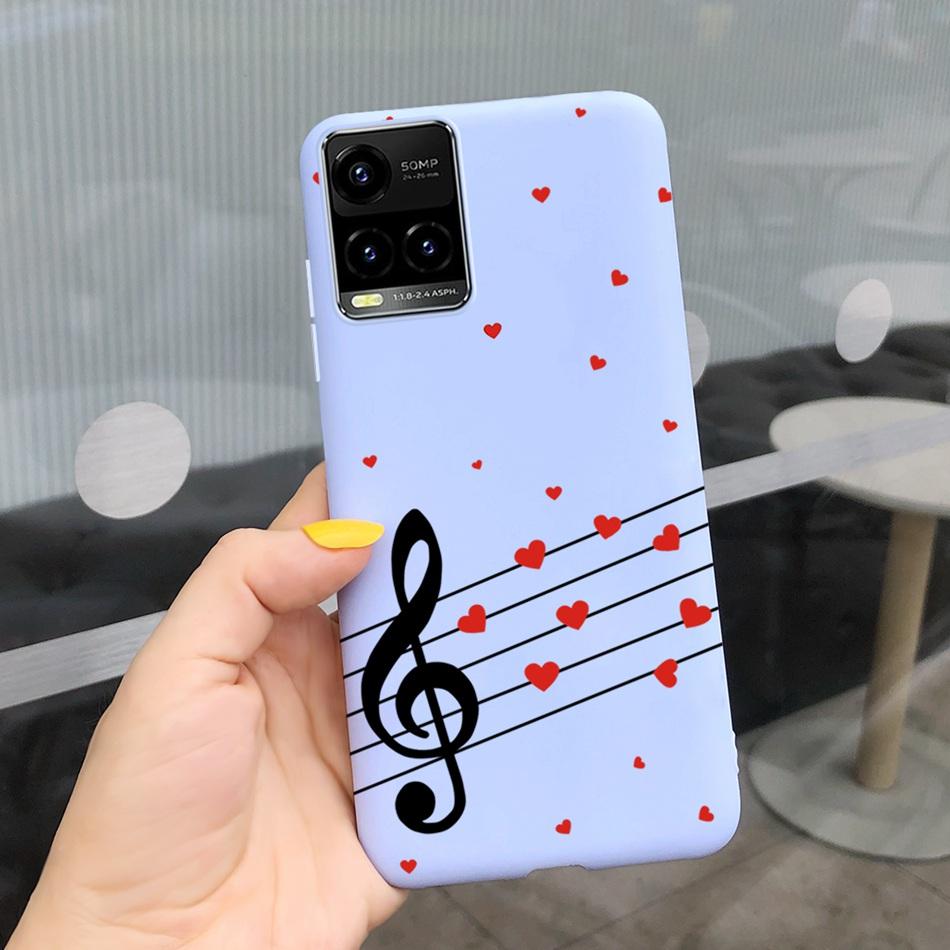 Cartooon Phone Case For Vivo Y21 2021 Y21S Y 21 V2110 V2111 Candy Silicon Case Back Cover For Vivo Y33S Y 33S V2109 Shell Funda