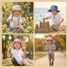 Printed baby sun hat for boys and girls. Men's and women's fisherman hats. Pure sun protection hats. Outdoor adjustable.