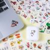Korean Cartoon Animal Transparent PVC Stickers for Diaries and Baby Growth Journals