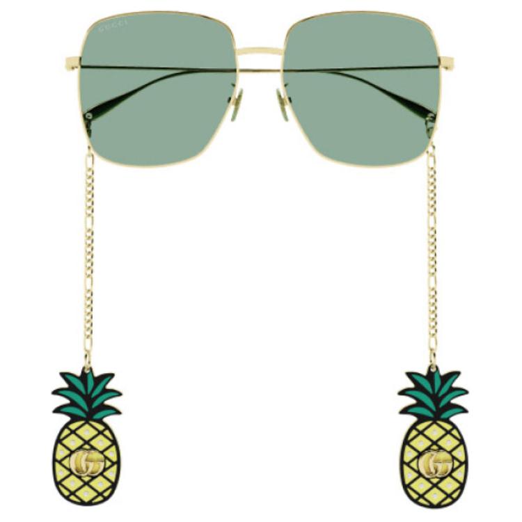 Gucci Casual Minimalist Logo Oval Sunglasses Women sunglasses GG1031S008