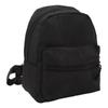 Mini Backpack Wearable Waterproof Stylish Nylon Small Backpack for Students Women Girls Black