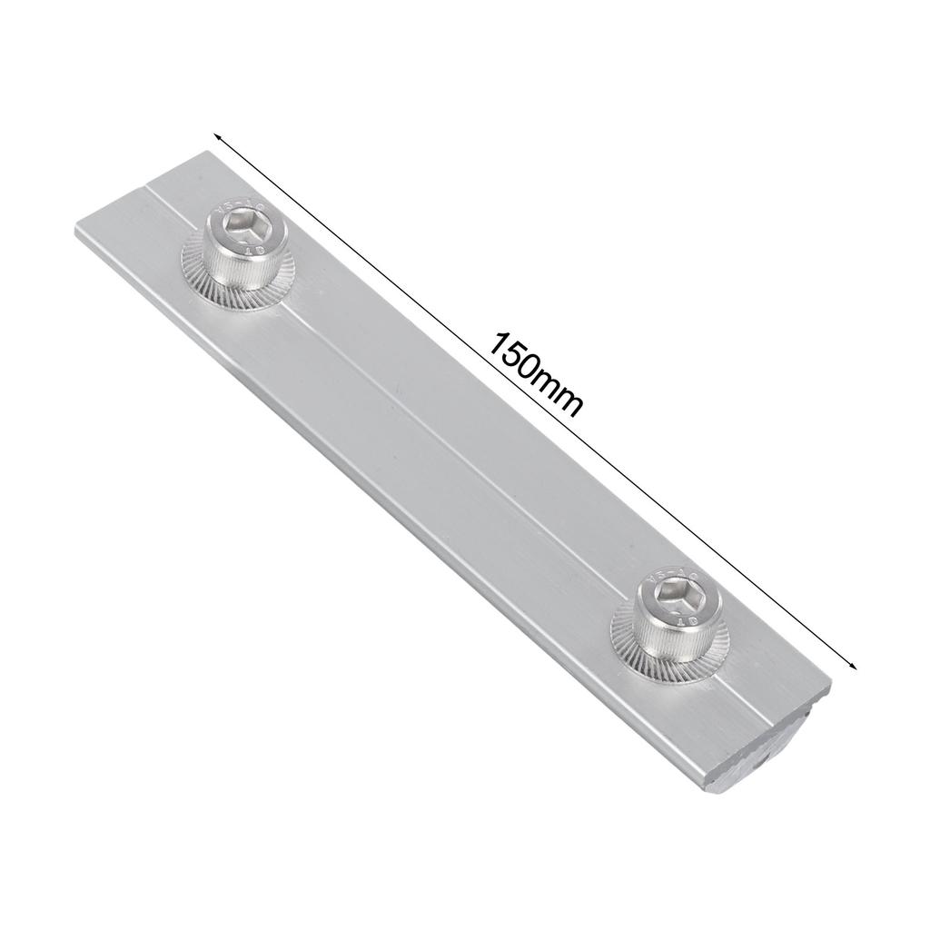 Rails Connectors Solar Module 1/4/8Pcs 14cm Aluminium Alloy Connection Block Mounting Connection Pv Bracket Solar Power Supplies
