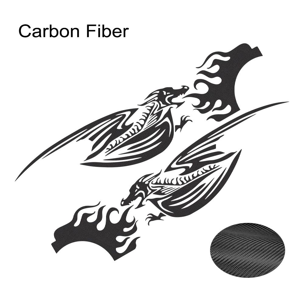 Fire Dragon Vinyl Car Decal Flame Self-Adhesive Sticker for Kia Sportage Ford Kuga Explorer Hyundai Tucson Toyota Land Cruiser