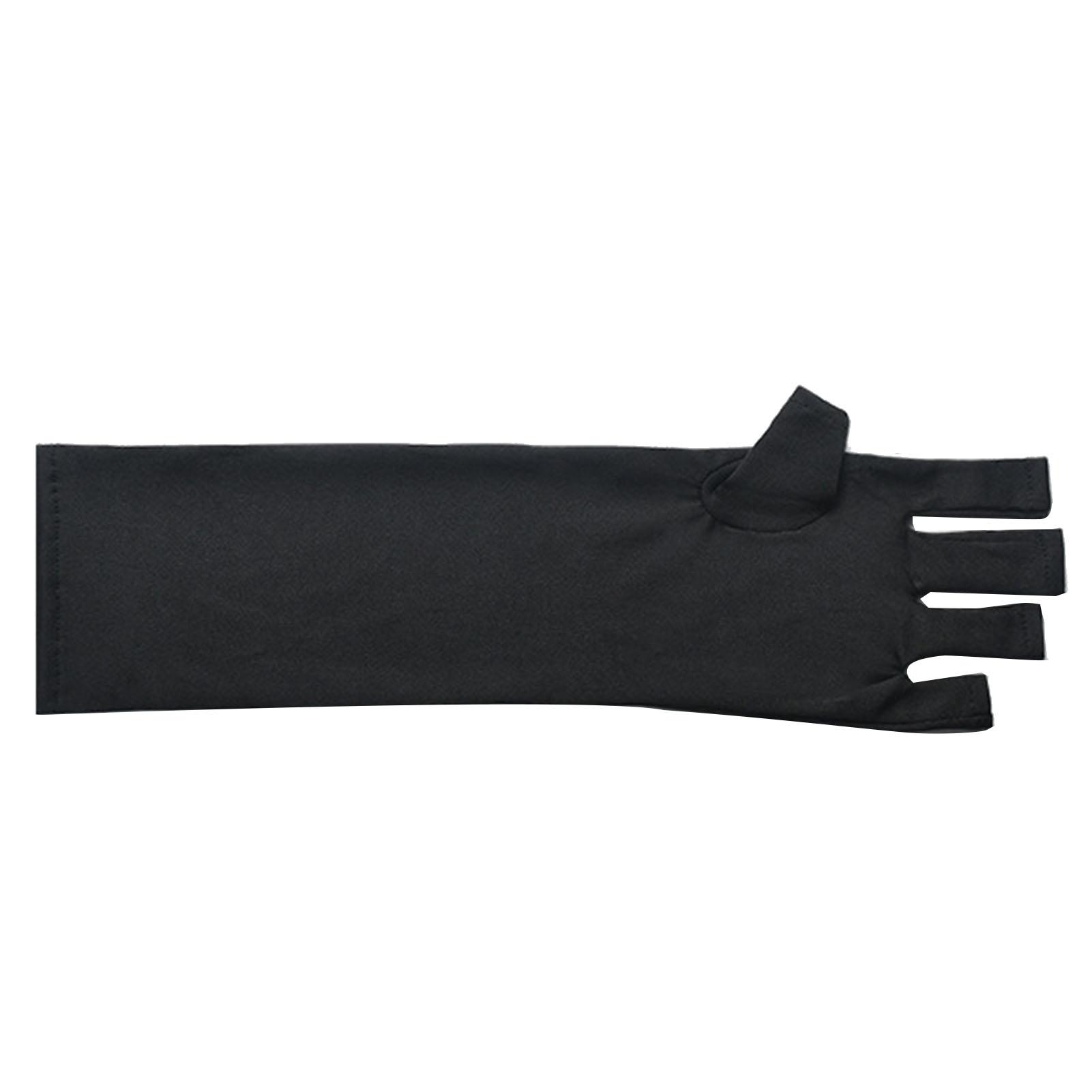 

1 пара гелевых перчаток для маникюра, профессиональные, эффективные, предотвращающие загар, ультрафиолетовое излучение, перчатки для