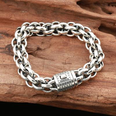 Bracciale di gioielli di marca di moda Personalità retrò Ins Design di nicchia Tide Brand Men Catena Moda Prepotente Accessorio regalo