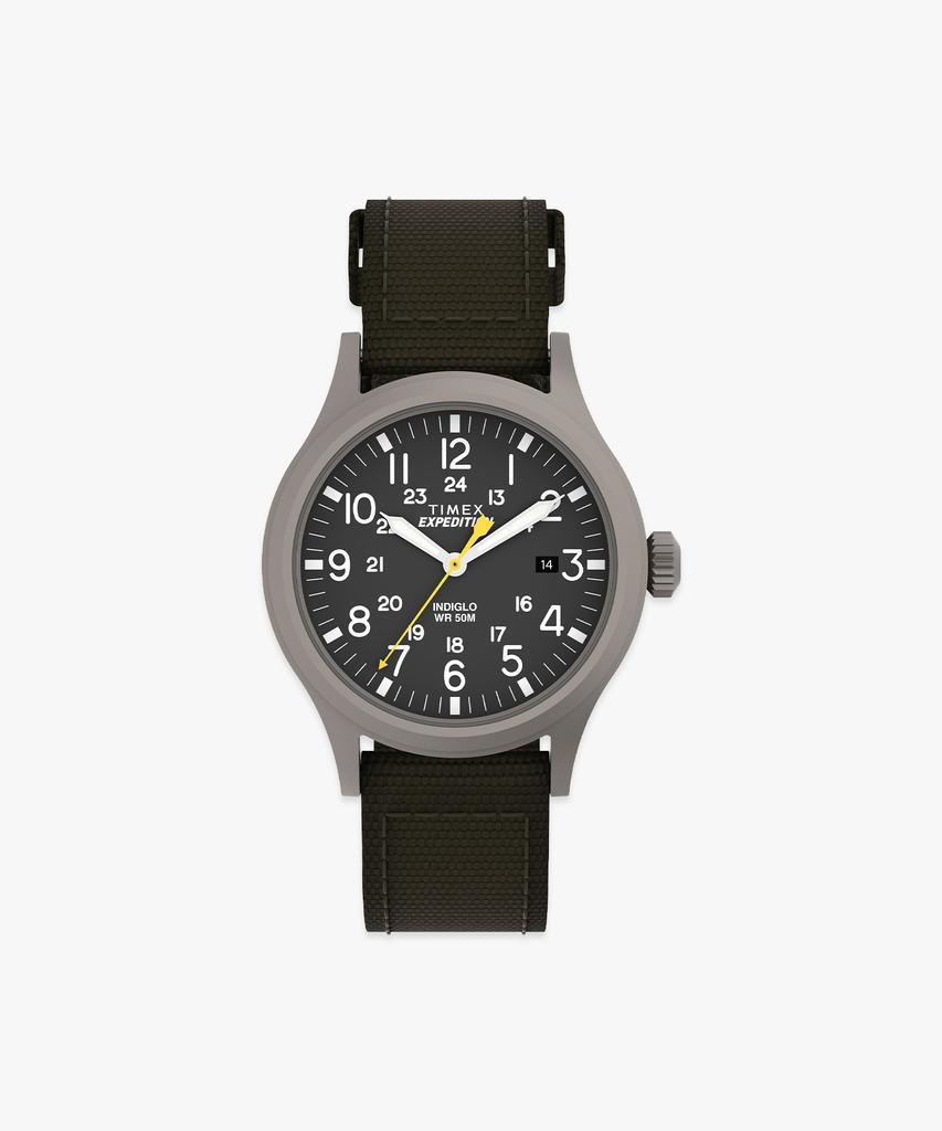 Taimaegseu Expedition Scout Khaki Armband Indiglo Hintergrundbeleuchtung Uhr 40mm