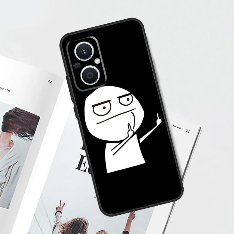 

Funny Middle Finger Memes Case For OPPO Reno 8T 4Z 5Z 4 5 6 7 8 Lite 10 Pro OPPO Find X6 Pro X2 X5 Lite X3 Neo Cover OPPO Find X2 Pro
