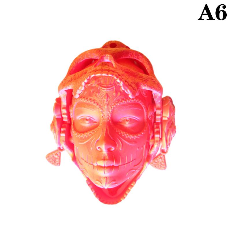 

Модель механической маски в виде головы черепа, напечатанная на 3D-принтере, статуэтка, настенное готическое украшение в виде маски черепа, модель для розыгрышей, игрушка для снятия стресса