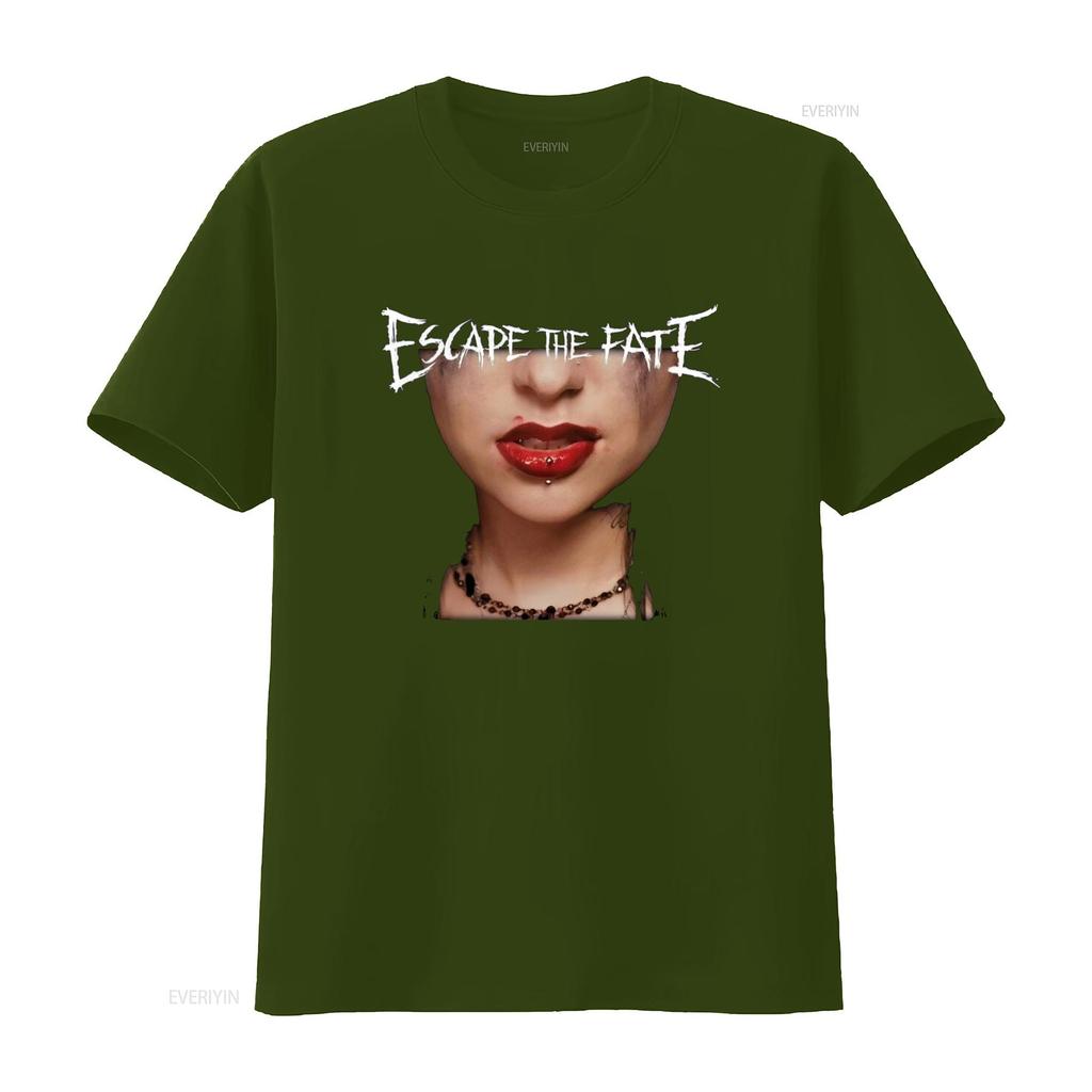 Escape The Fate Band T-Shirt Konzert Für Freund Alle Größen S 4XL Vintage Gewaschen Dehnbar Lässiges Oberteil Für Den Alltag Weich