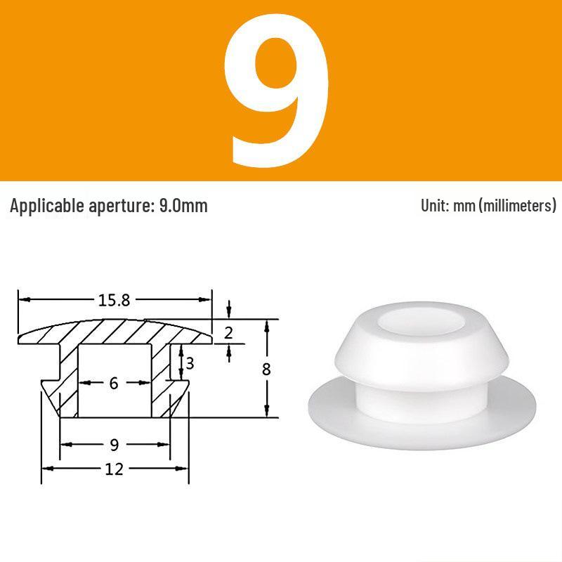 High-Temp Resistant Silicone Rubber Stopper with Card Slot Sealing Cap