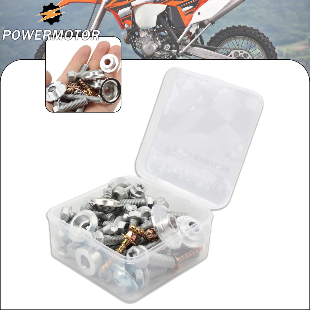 Per KTM Moto Carena Parafango Vite Bullone Kit Completo Fastener Plastica Parti di Ricambio Enduro DirtBike 125-530 SX SX-F EXC EXC-F