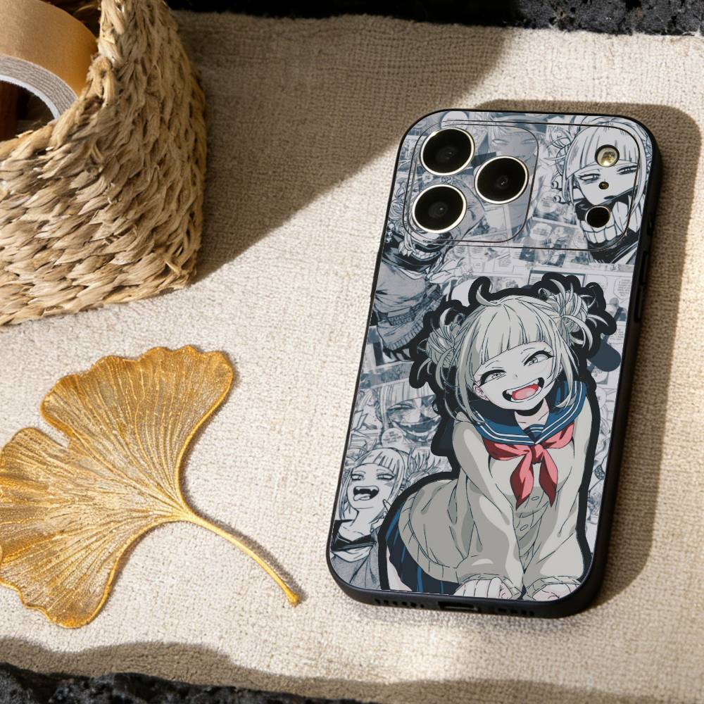 T-Toga himiko Phone Case For iPhone 17, 16,15,14,13,12,11 X XR Plus,Others Soft Black Cover