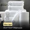 Ally Five-Star Hotel White Cotton Towel