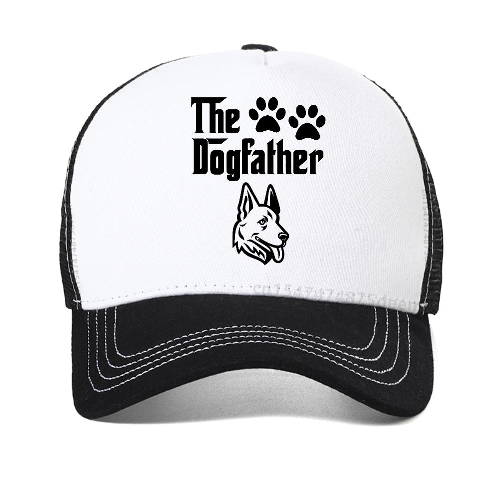 The Dogfather Lrtter Print Baseball Cap Golden Retriever Dog Father for Men Godfather Parody Lovers and Dads Him Graphic Caps