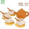 Silicone Tea Playthings Pretend Enjoy Kitchen Accessories Food Playset Designed for Children Role Enjoy Activity Designed for Toddlers Girls Boys