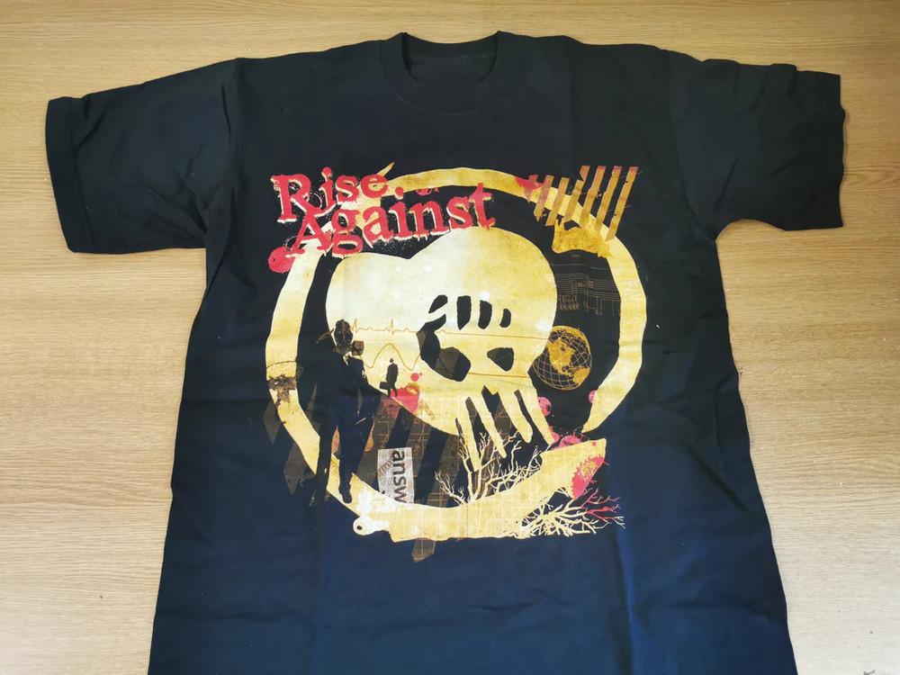 Rise Against - Yellow Heart Shirt Classic Black Unisex Men S-5XL JU318 Unisex T-Shirt XXL