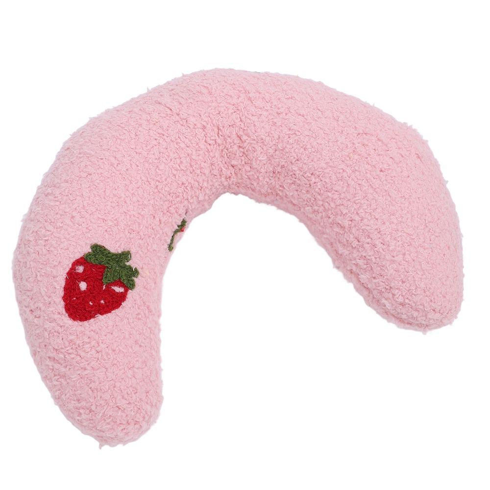 3pcs Machine Washable Pet Neck Pillow Plush Fluffy Calming Pillow U Shaped Pillow For Pets