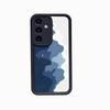 Bedruckte Modehülle mit Ozeanmuster + Schwarzes Schlüsselband Flexible Weiche Silikon TPU Schale Vollständige Rückseite für IPhone Samsung Xiaomi Redmi