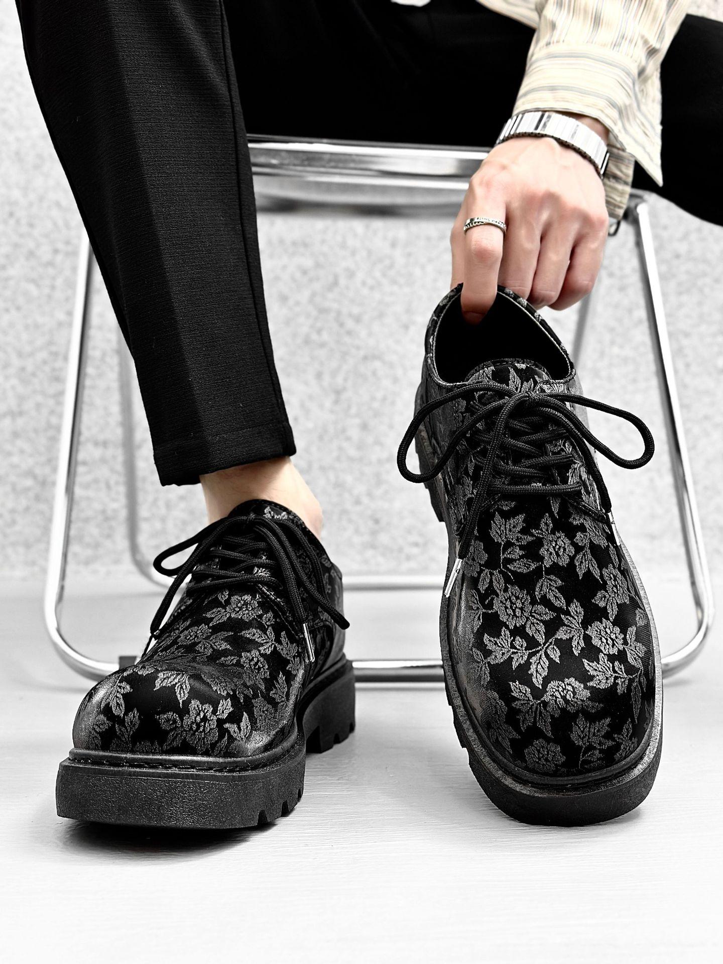 

Men s shoes Internet celebrity 2025 autumn new business shoes low-top small leather shoes youth casual shoes one 2025 44