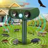 Solar Ultrasonic Animal Repeller: Deter Rodents, Birds, Snakes, Cats, and Dogs Outdoors